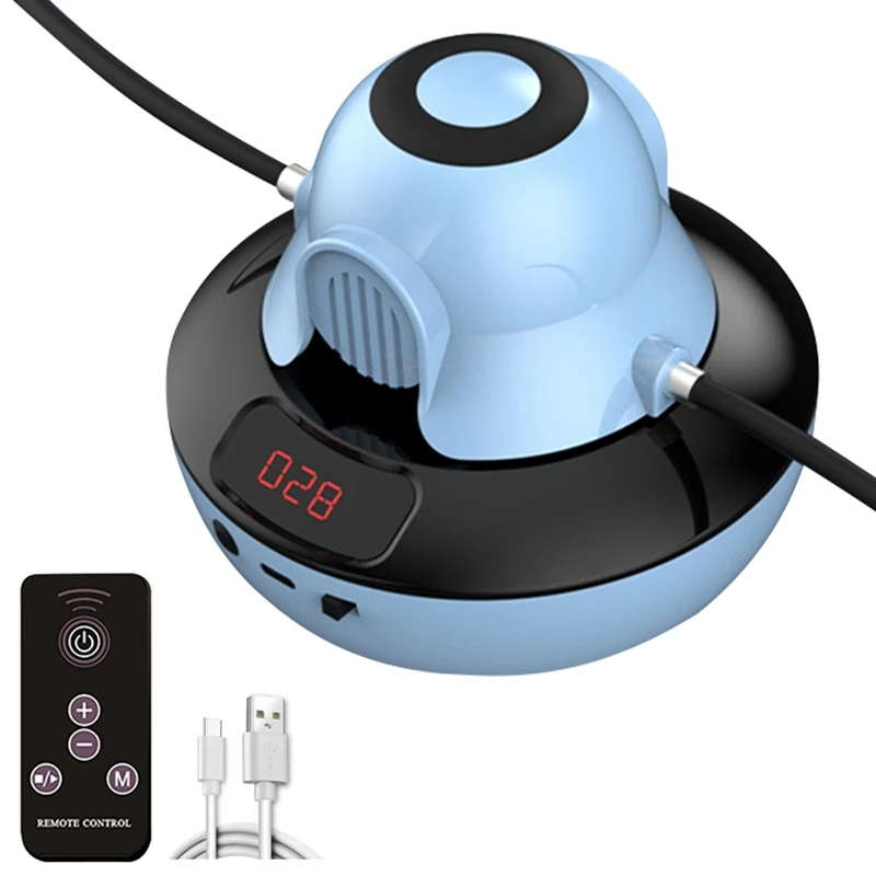1 комплект Bluetooth Тренажер для пропуска скакалки Автоматический счетчик пропуска скакалки, синий Изображение 0