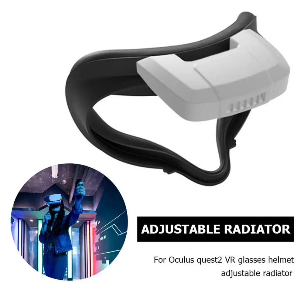 1 Комплект Прочный Вентилятор вентиляции VR, удобный в носке, 200 мА Вентилятор радиатора VR, вентилятор охлаждения гарнитуры VR, Лицевая панель интерфейса Изображение 3