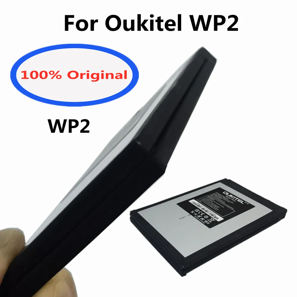 100% Оригинал 11000 мАч Для OUKITEL WP2 Аккумуляторная Батарея Телефона Высококачественные Сменные Батареи Batteria + Номер Отслеживания Изображение 0