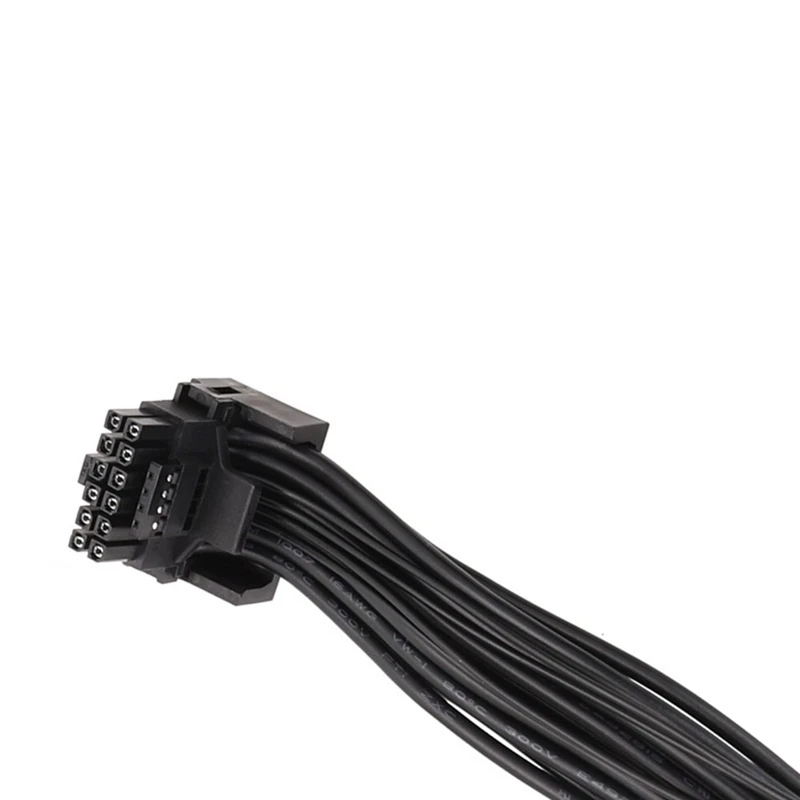 16-КОНТАКТНЫЙ кабель-адаптер видеокарты Видеокарта 2VHPWR Прямой кабель для поворота головки PCIE5.0 Кабель Изображение 2