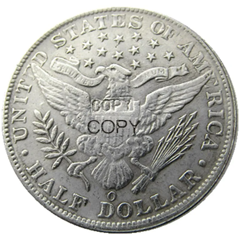 1902 год США-Посеребренные Копировальные Монеты PSO Barber Стоимостью в Полдоллара Изображение 1