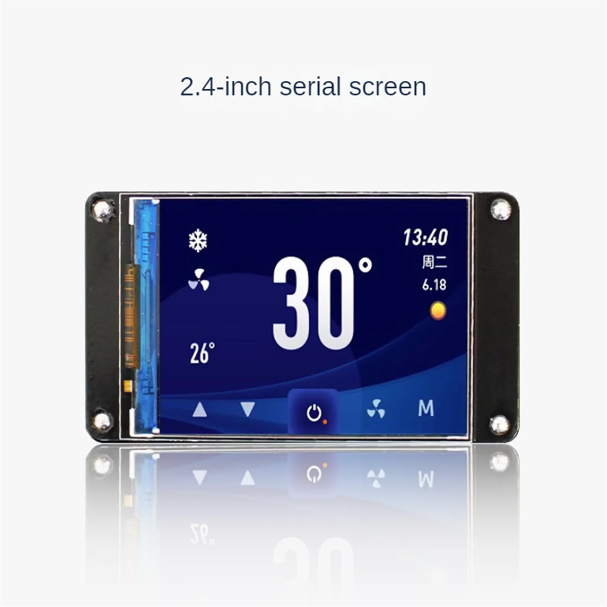 2,4-дюймовый последовательный экран, поддержка WIFI Bluetooth, IPS-экран на базе модуля ESP32-C3 Development Board ZX240-C3SI1 Изображение 5