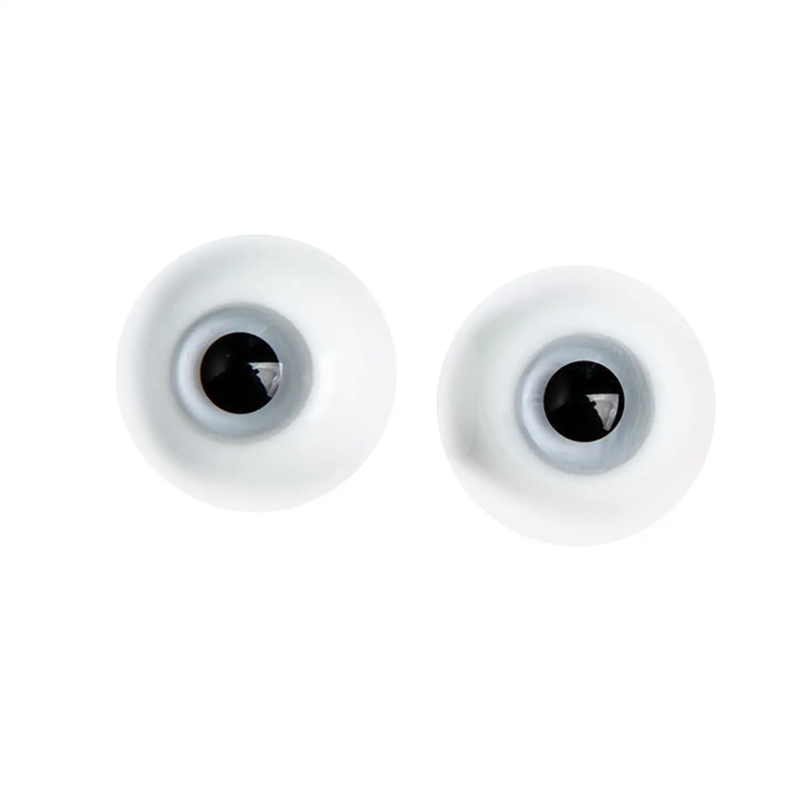 2шт Большие кукольные глаза, шевелящиеся глаза (6 мм), подвижные художественные поделки, глазное яблоко для изготовления кукол, скульптура, реквизит для Хэллоуина Изображение 3