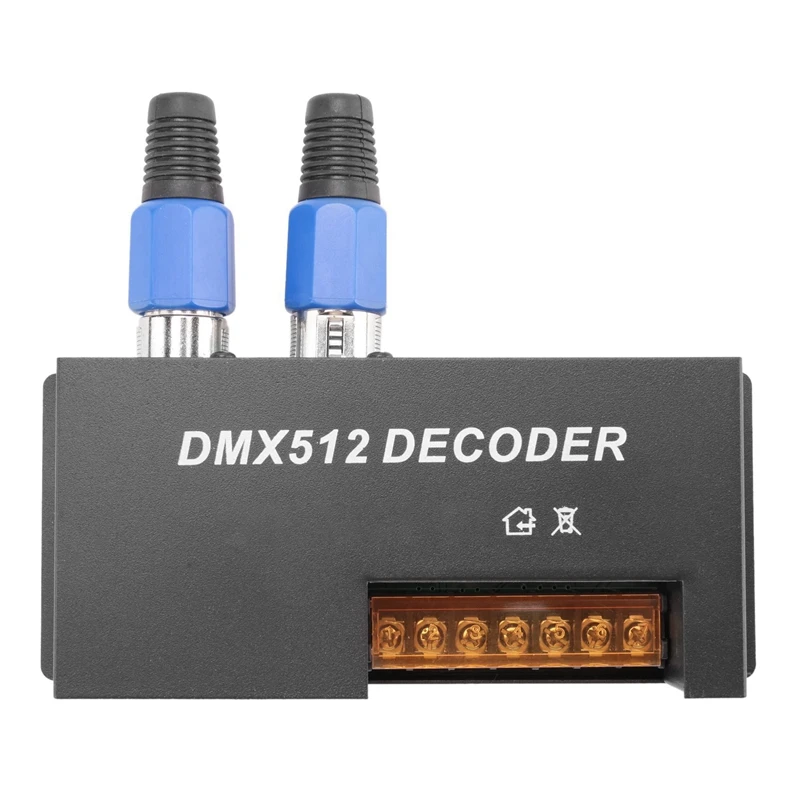 3X4-Канальный DMX Декодер RGBW PWM DMX512 Драйвер Диммера RGBW LED Strip Light Контроллер Входного сигнала 12V-24V DC Изображение 1
