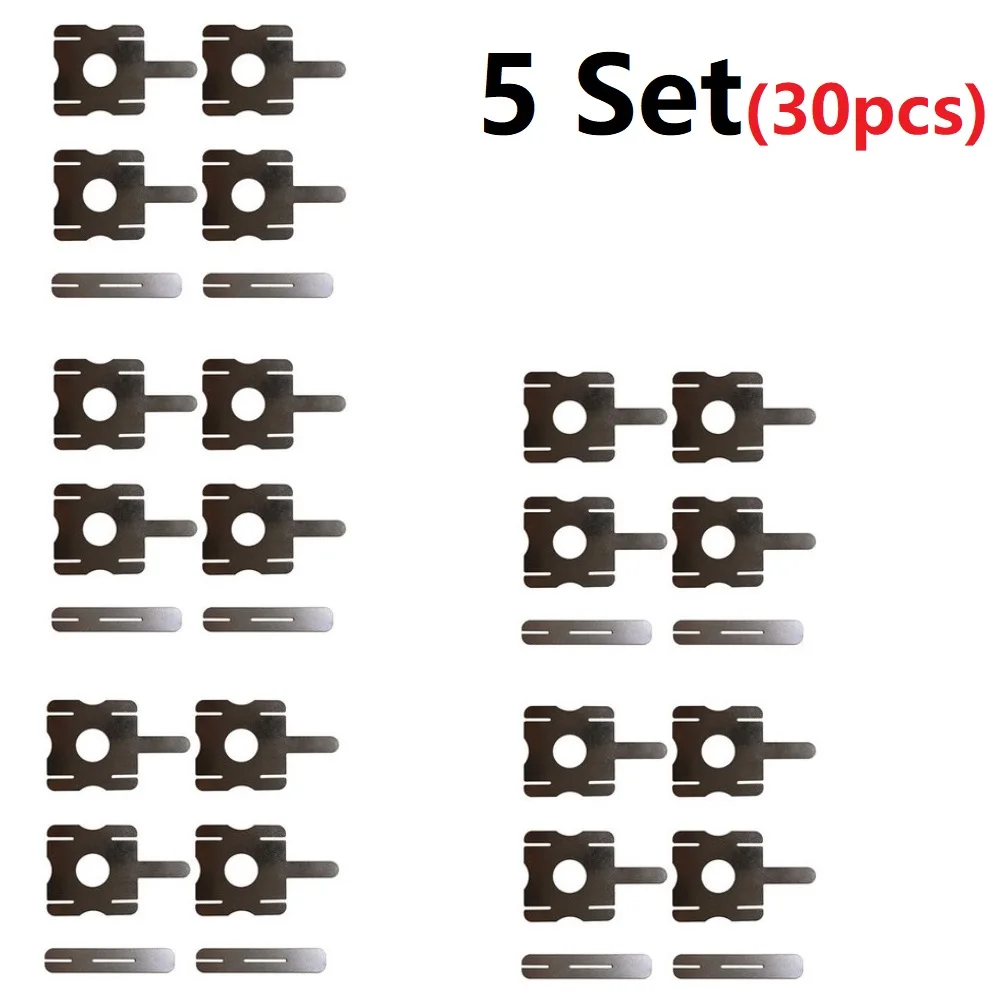 5 комплектов полосовых листов из никелированной стали для аккумуляторной батареи Точечная сварка для полосовых листов из никелированной стали Makita Изображение 3