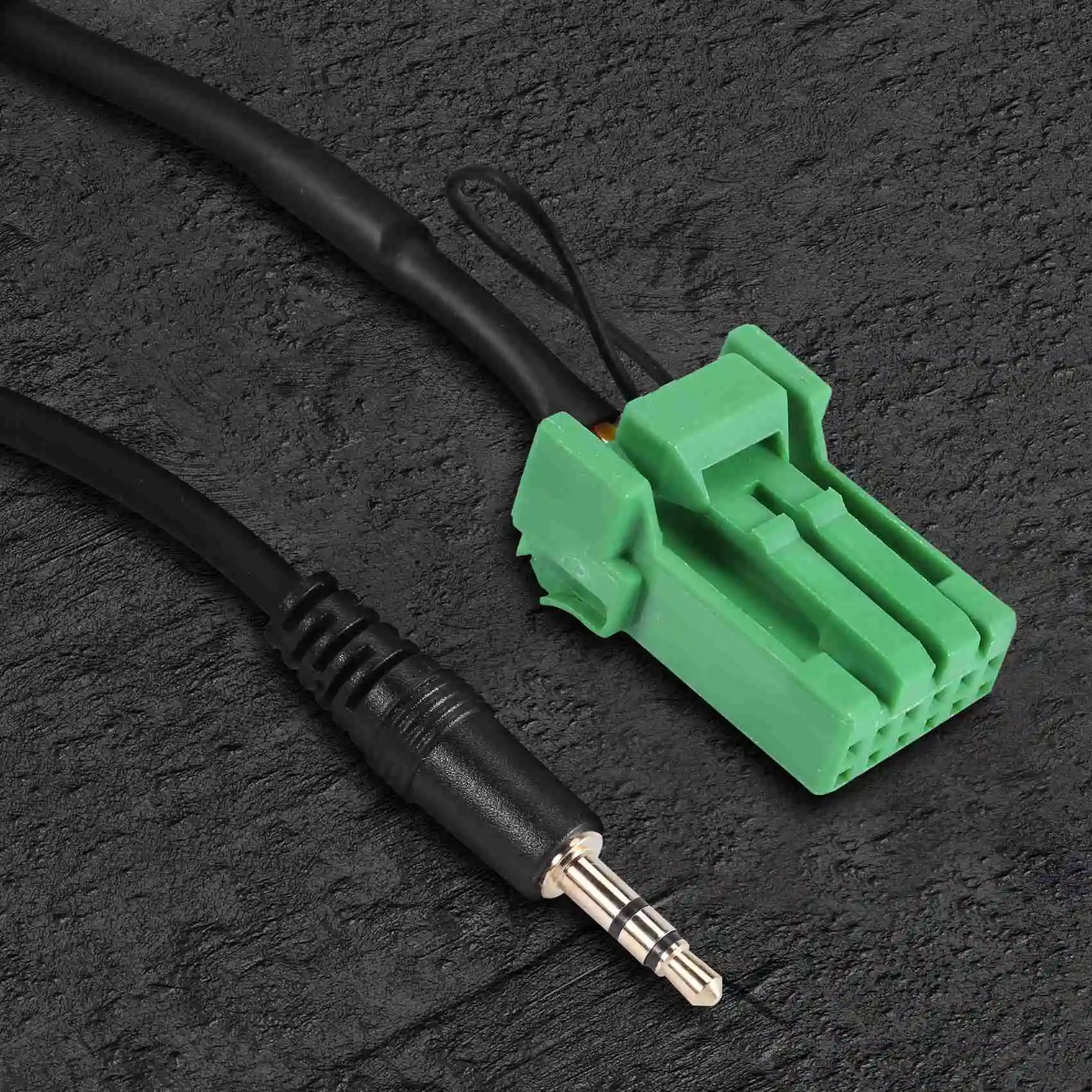 6-контактный Зеленый разъем, стерео 3,5 ММ разъем, аудио Aux-in, MP3 кабель, провод для Honda Jazz Fit 2002-2006 Изображение 2