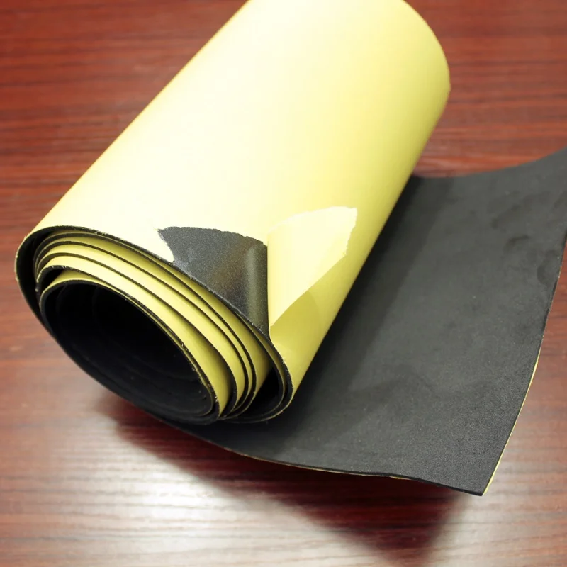 EVA черная губчатая лента, уплотнительный клейкий материал, поролоновая прокладка для ног, прочная односторонняя двусторонняя поролоновая лента Изображение 2
