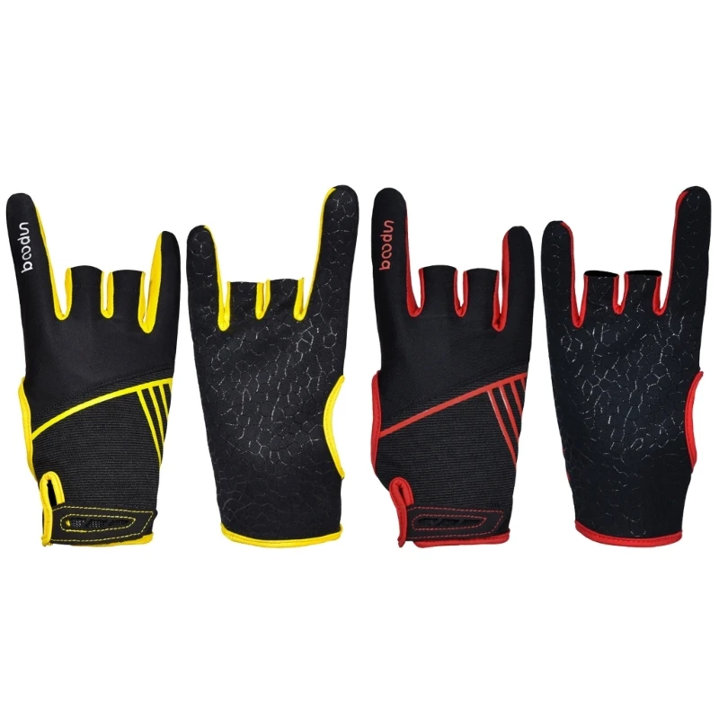 G92F Нескользящие перчатки для боулинга, Защитные перчатки для захвата, полупальцевые инструменты, спортивные перчатки, комфортные аксессуары для боулинга Изображение 0