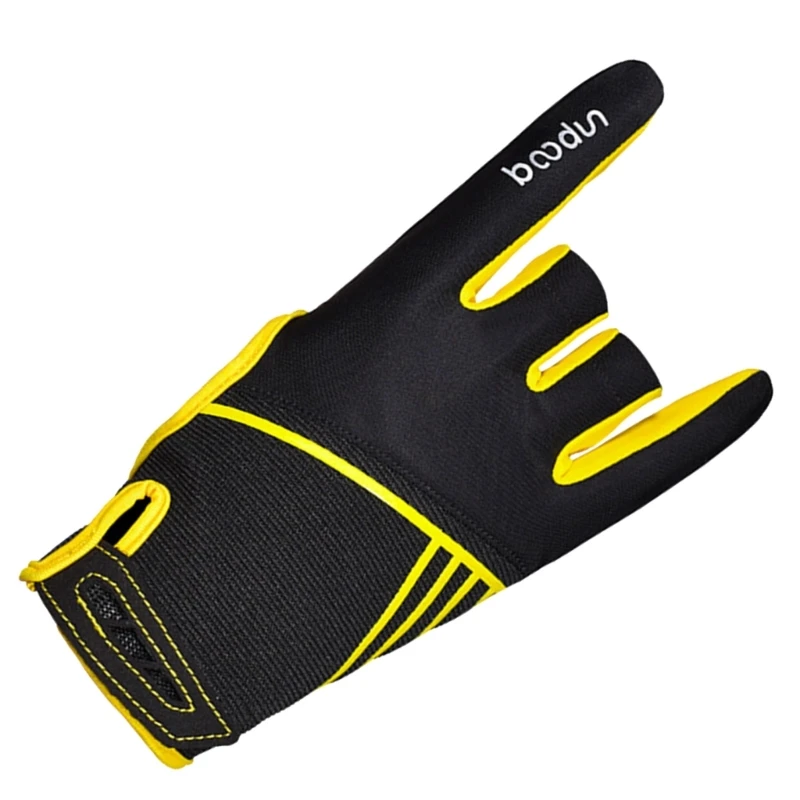 G92F Нескользящие перчатки для боулинга, Защитные перчатки для захвата, полупальцевые инструменты, спортивные перчатки, комфортные аксессуары для боулинга Изображение 4