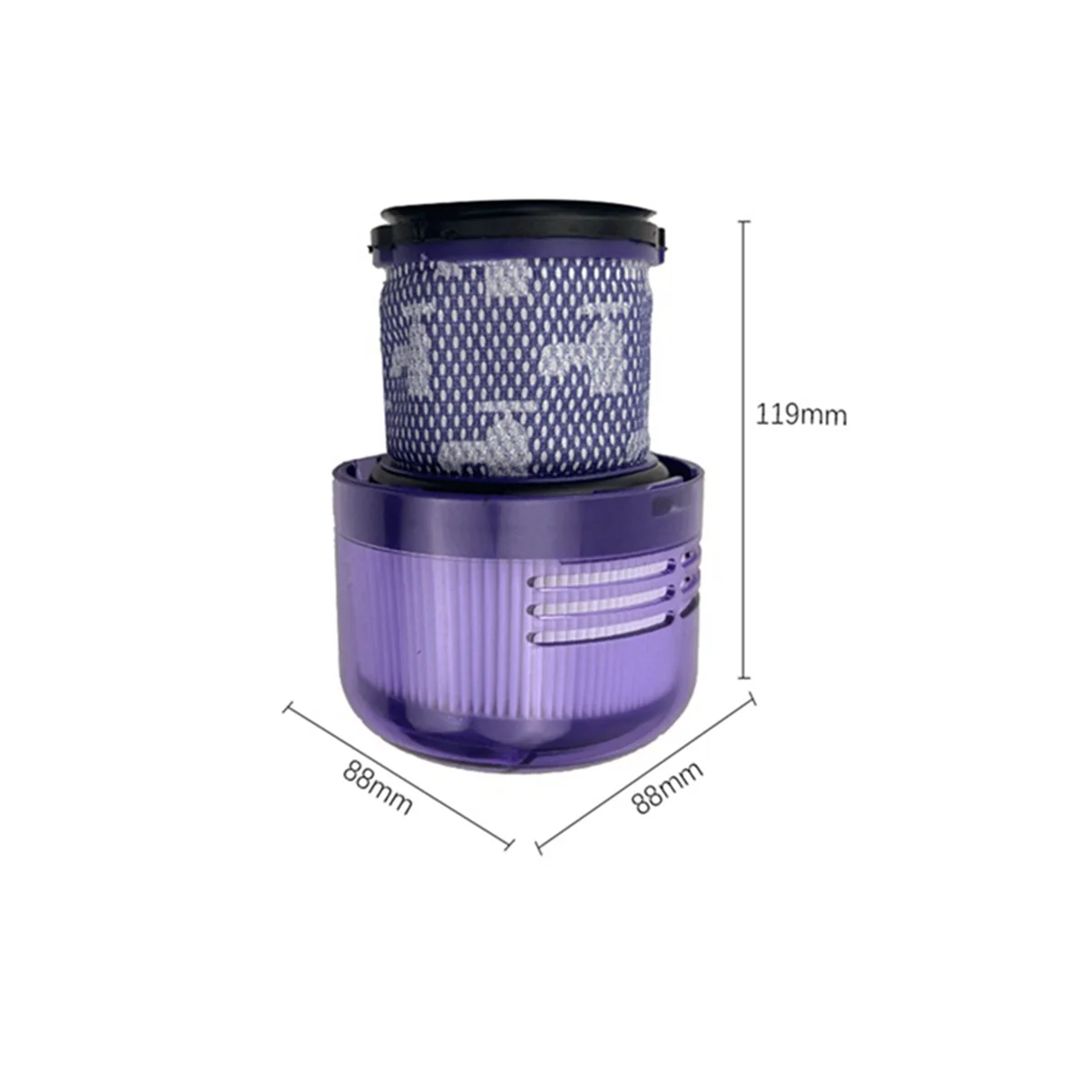 HEPA-фильтр для беспроводного пылесоса Dysons V10 Digital Silm / SV18, Сменные аксессуары, моющийся фильтр Изображение 2