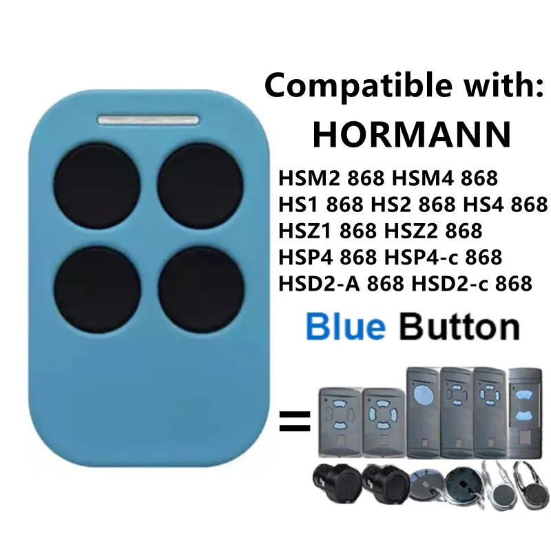 Hormann HSM2 868, HSM4 868 МГц сменный пульт дистанционного управления гаражными воротами HORMANN remote control 868,3 МГц команда управления воротами Изображение 0