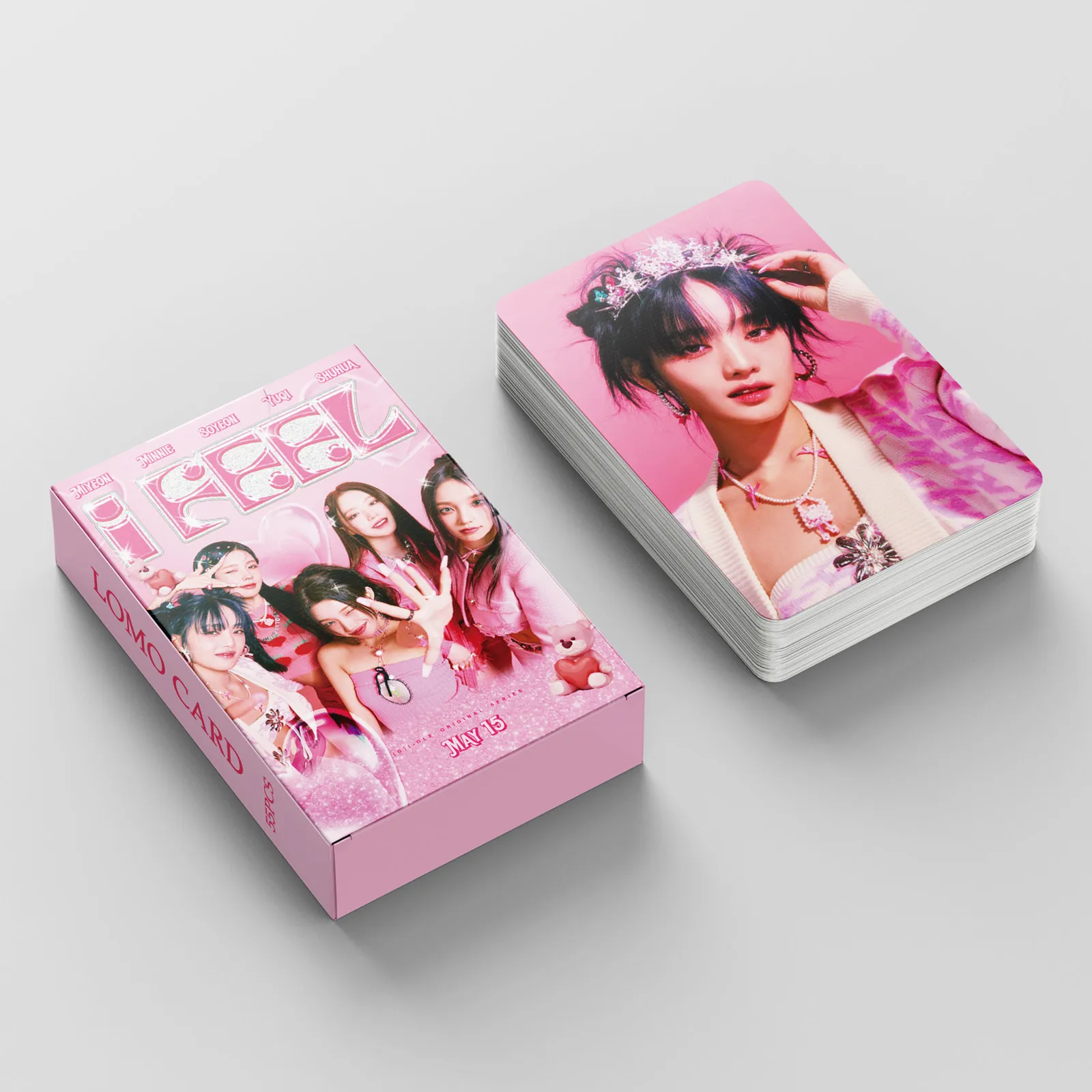 KAZUO 55 шт. (G) Альбом I-DLE I Feel Lomo Card Серия открыток Kpop Photocards Изображение 1
