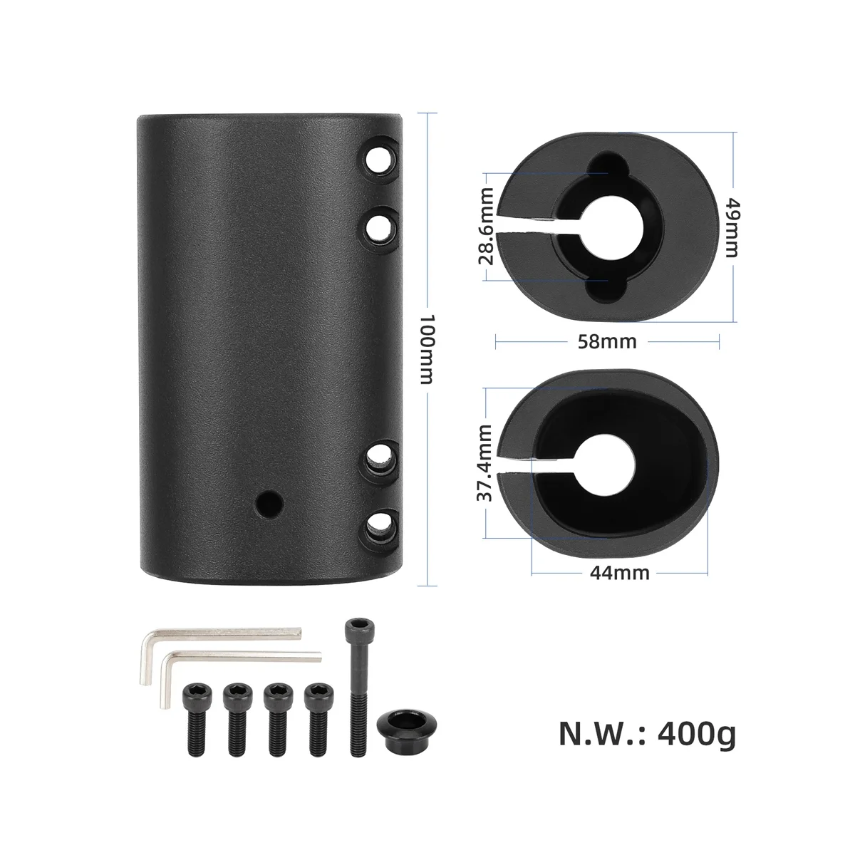 MAX G30 Складной шест Фиксированное Защитное основание для электроскутера Ninebot G30D G30L Модификация стержня для электроскутера Крепежная деталь Изображение 2