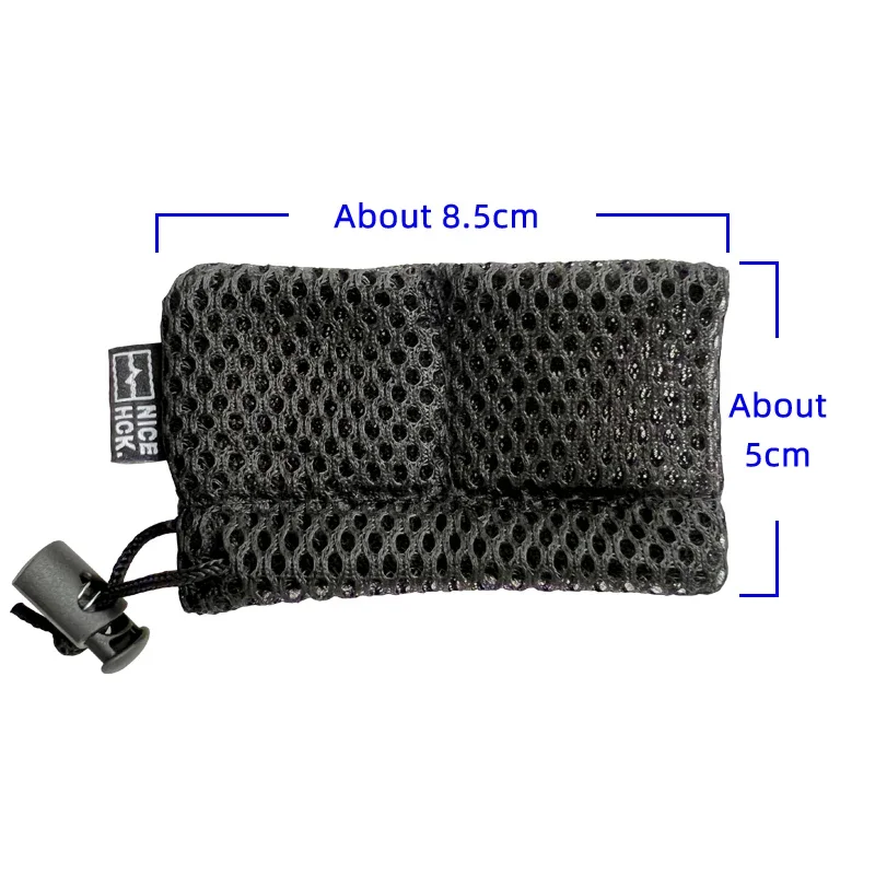 NiceHCK Черные наушники HIFI Сетчатая сумка для переноски Чехол для защиты наушников От трения USB-кабель Эластичный Органайзер Аксессуары Изображение 1