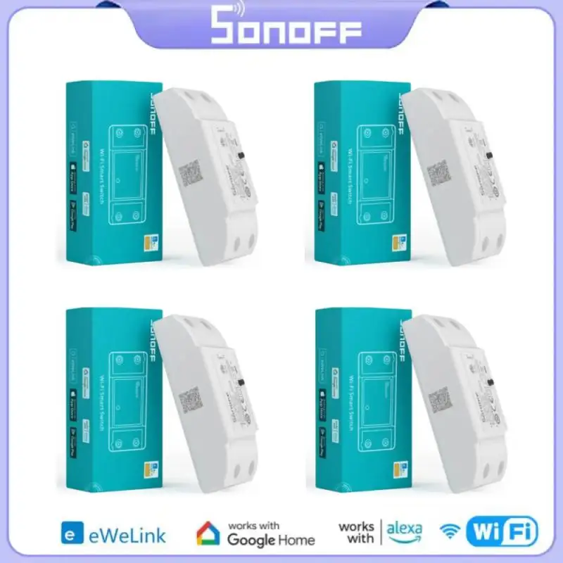 SONOFF BASICR4 WiFi Switch DIY Универсальный Выключатель Реле Moudle Timer Умный Дом Magic Switch Mode Управление Приложением Через eWeLink Alexa Изображение 0