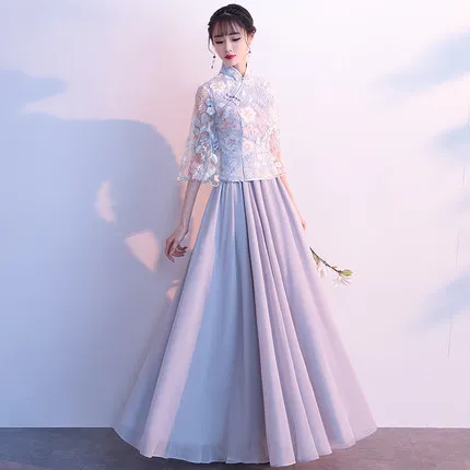 Yourqipao 2023 Новое Зимнее Китайское Свадебное платье Платье Подружки невесты Ханьфу Китайское Традиционное платье Женский Костюм Тан Китайский костюм Изображение 0