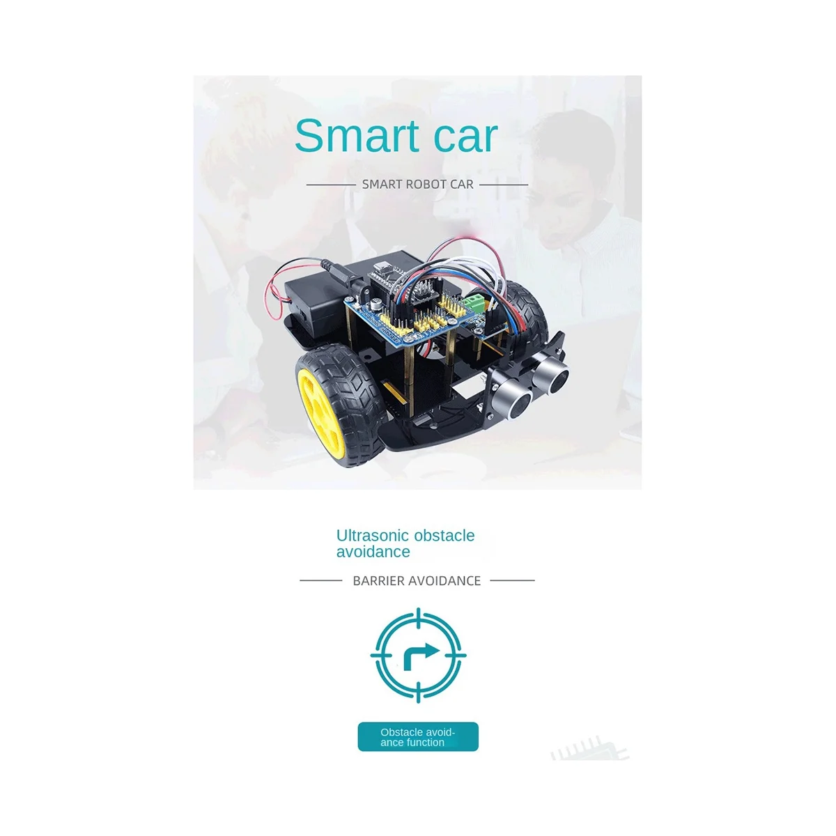 Автомобильный Комплект для программирования Умного Робота DIY Электронный Комплект Smart Car Robot Kit Programming Learning Programming Kit Изображение 4