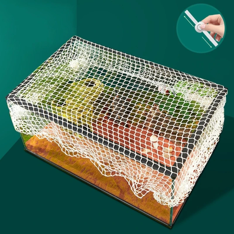 Аквариумная сетка от прыжков, сетка для рыбы, Покрытие террариума, Сетка для аквариума, сетка для рыбы, Защитная крышка для птичьей клетки Изображение 1