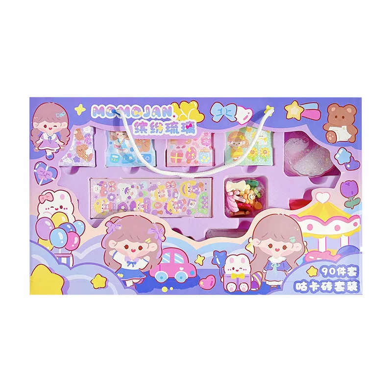 Акриловая наклейка Guka Cream Gum Set 3D Наклейки из смолы Детские Подарки на День Рождения Игрушки Корейские Канцелярские принадлежности Изображение 4