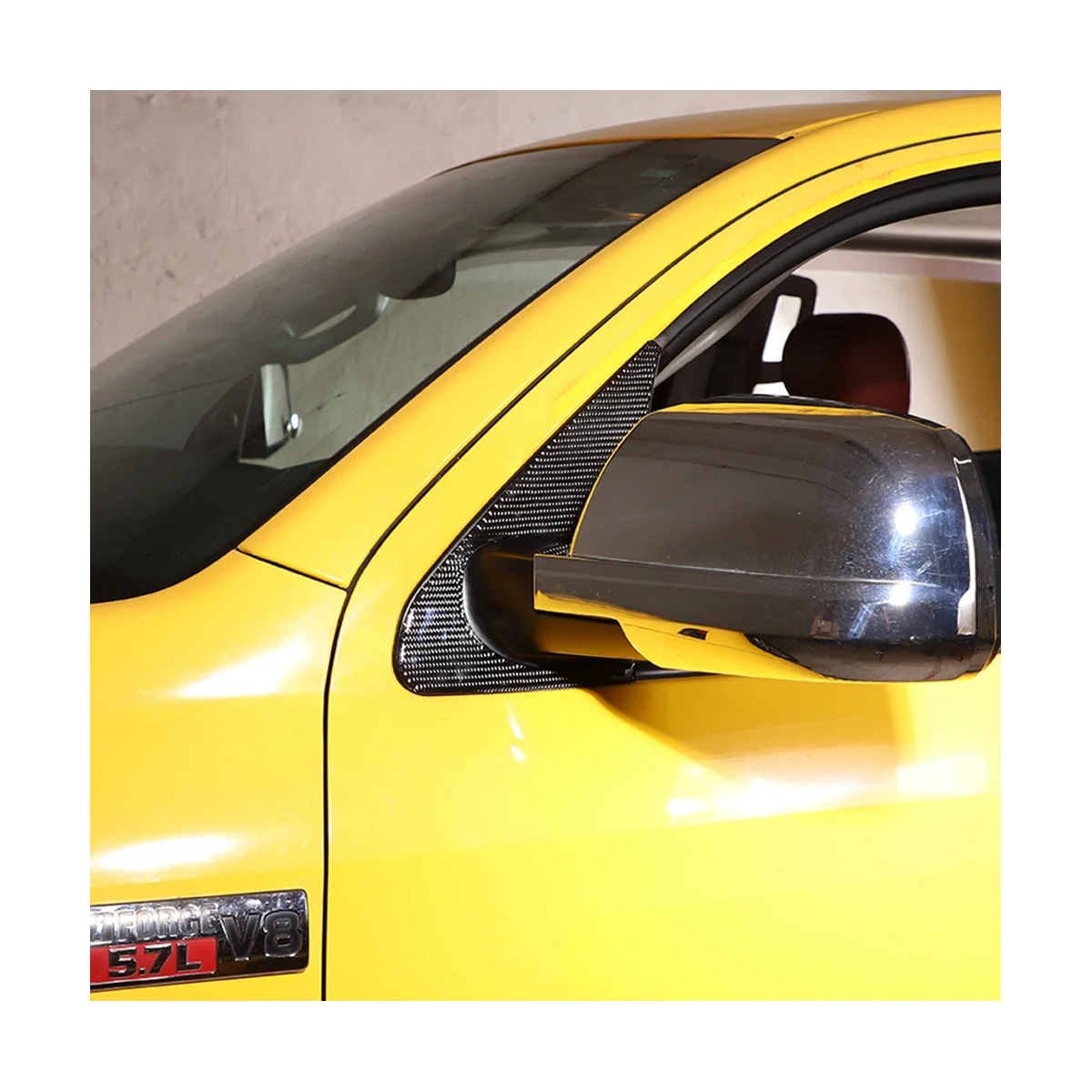 Аксессуары для наклеек на переднее стекло передней стойки автомобиля Toyota 2007-2013-наклейки из мягкого углеродного волокна Изображение 2