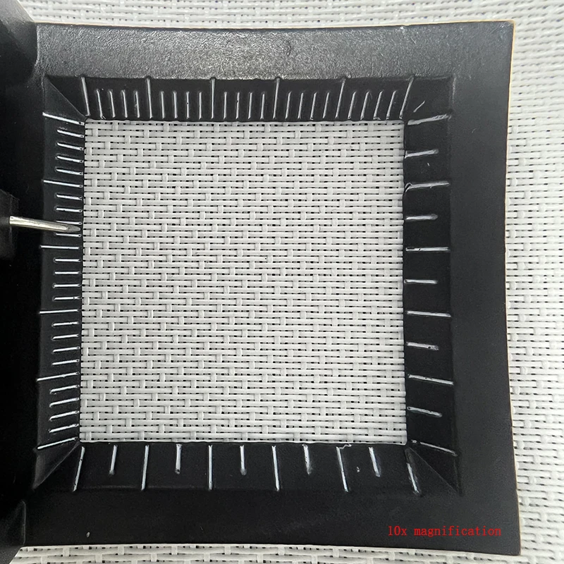 Акустически прозрачный проекционный экран со звуковым переплетением, перфорированная алюминиевая неподвижная рама, настенное крепление, узкая рамка 1 см Изображение 3
