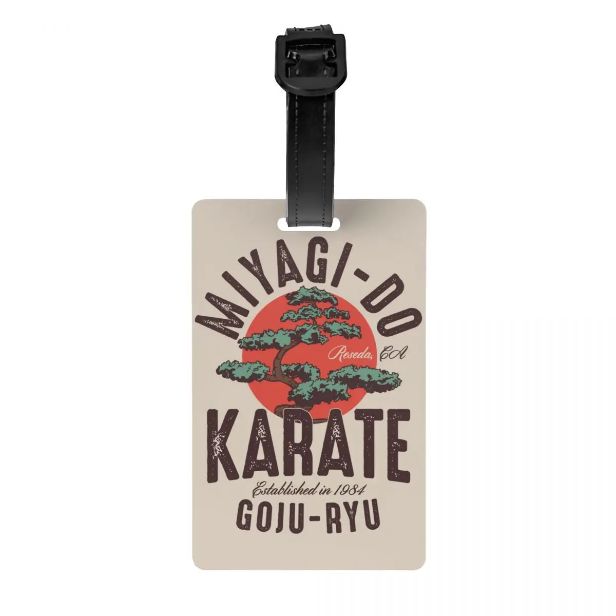 Багажная Бирка Miyagi Do Karate Kid Защита Конфиденциальности Японского Кунг-Фу Кобра Кай Багажные Бирки Этикетки Для Дорожных Сумок Чемодан Изображение 0