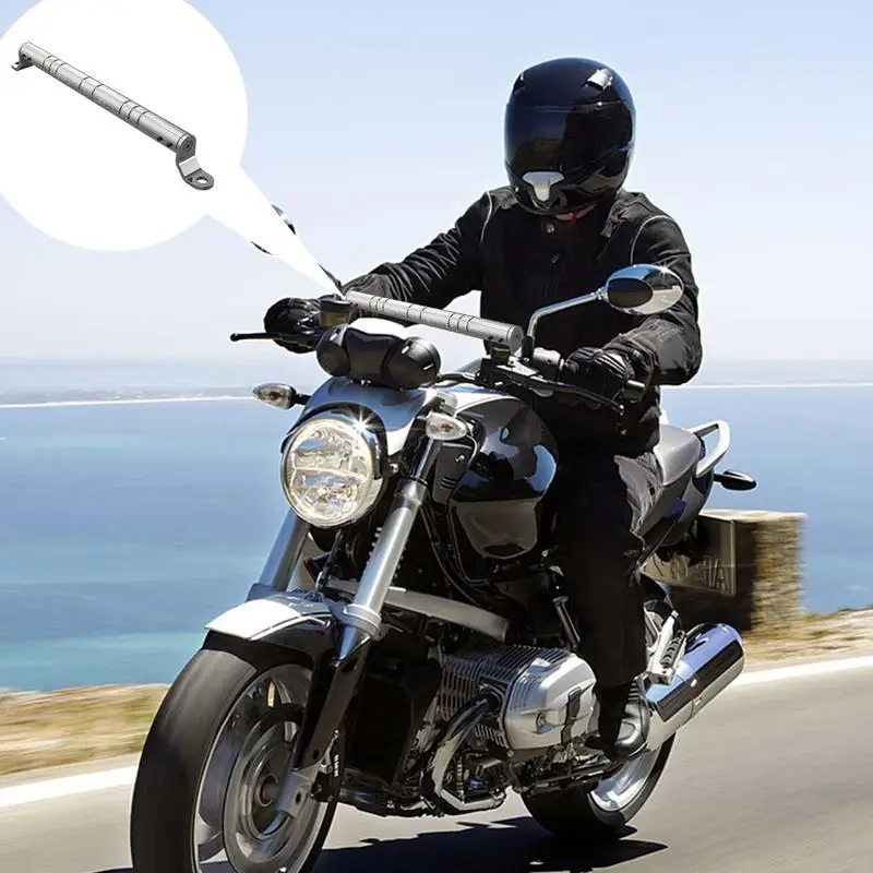 Балансировочная планка для руля мотоцикла из алюминиевого сплава Скоба для перекладины мотоцикла Удлиненное усиление руля мотоцикла Изображение 2