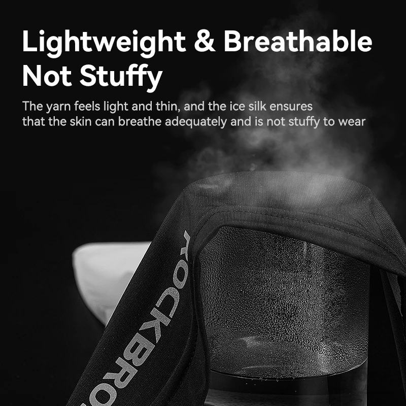 Велосипедная маска ROCKBROS, Летняя Солнцезащитная Балаклава с защитой от ультрафиолета, Дышащий Походный Ветрозащитный Мотоциклетный шарф на открытом воздухе Изображение 1