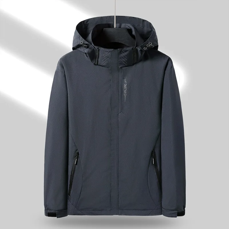 Весенне-осенняя мужская однослойная походная куртка для пары, пальто для кемпинга, тонкое альпинистское пальто, женское высококачественное Изображение 3