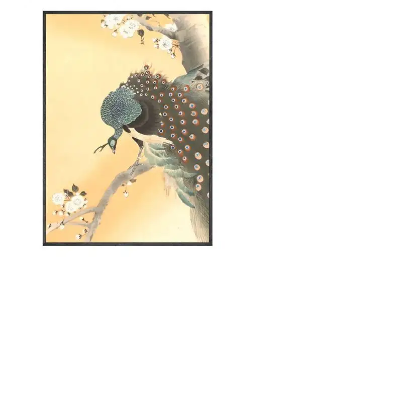 Винтажное Японское Искусство Горы Канагава Огромные Волны Туман Птица ПЛАКАТ Крафт Винтажный Плакат Бумага Diy Декор Современное Искусство Настенная Живопись Изображение 5