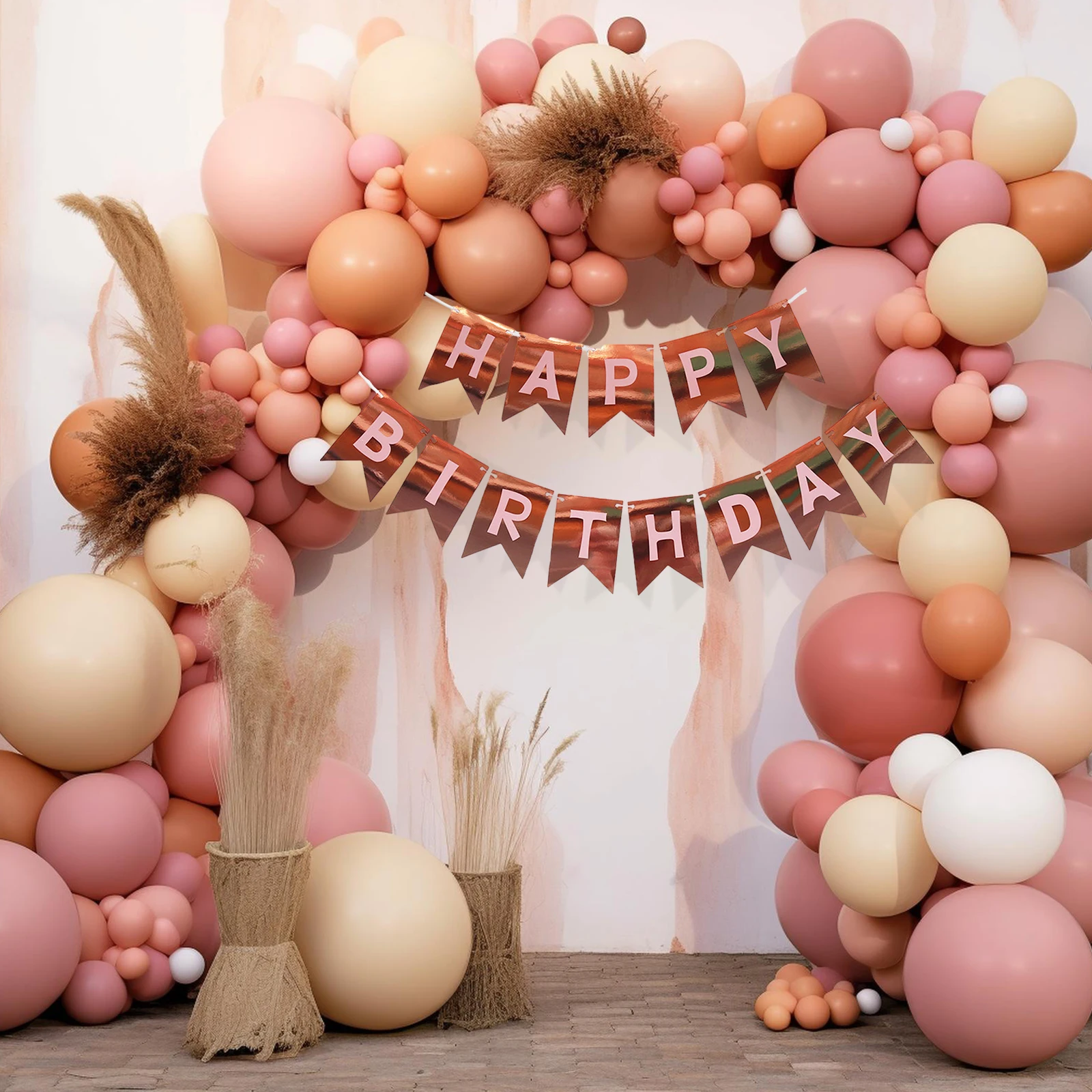 Воздушные шары на День рождения, Подвесные завитки, Латексные воздушные шары, подвесные вечерние 106-108 шт., набор для вечеринки по случаю Дня рождения, Серпантин, Украшения для вечеринки Изображение 2