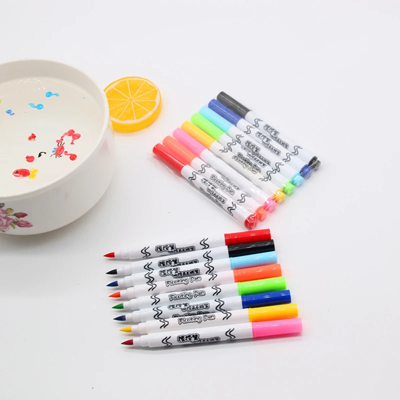 Волшебная ручка для рисования водой, маркеры для белой доски, плавающие чернила, ручка для рисования каракулями, водные ручки, игрушки для раннего образования Монтессори, товары для рукоделия Изображение 5