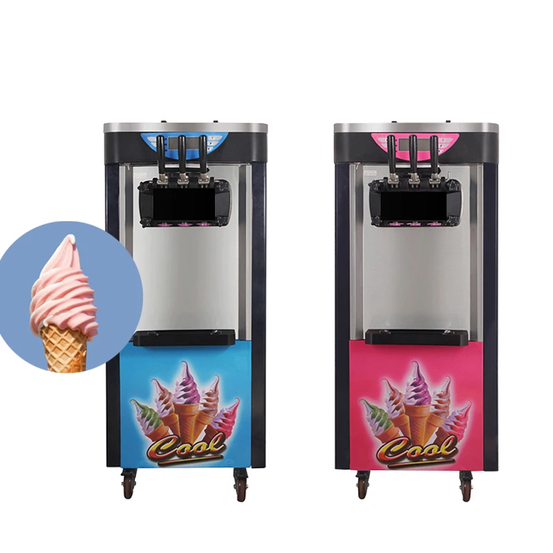 Высококачественная Коммерческая Машина Для Производства Мягкого Мороженого, Машина Для Производства Замороженного Йогурта С Тремя Вкусами Изображение 0