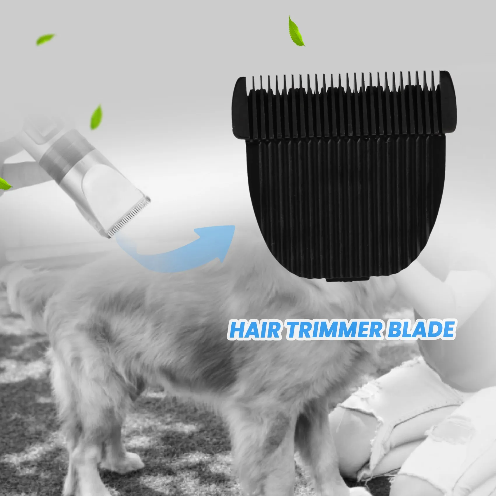 Высококачественный Черный Керамический Титановый Нож Для Стрижки Волос Домашних Собак с Лезвием для Стрижки Волос BaoRun P2 P3 P6 P9 S1 LILI ZP-295 ZP-293 4 Изображение 3
