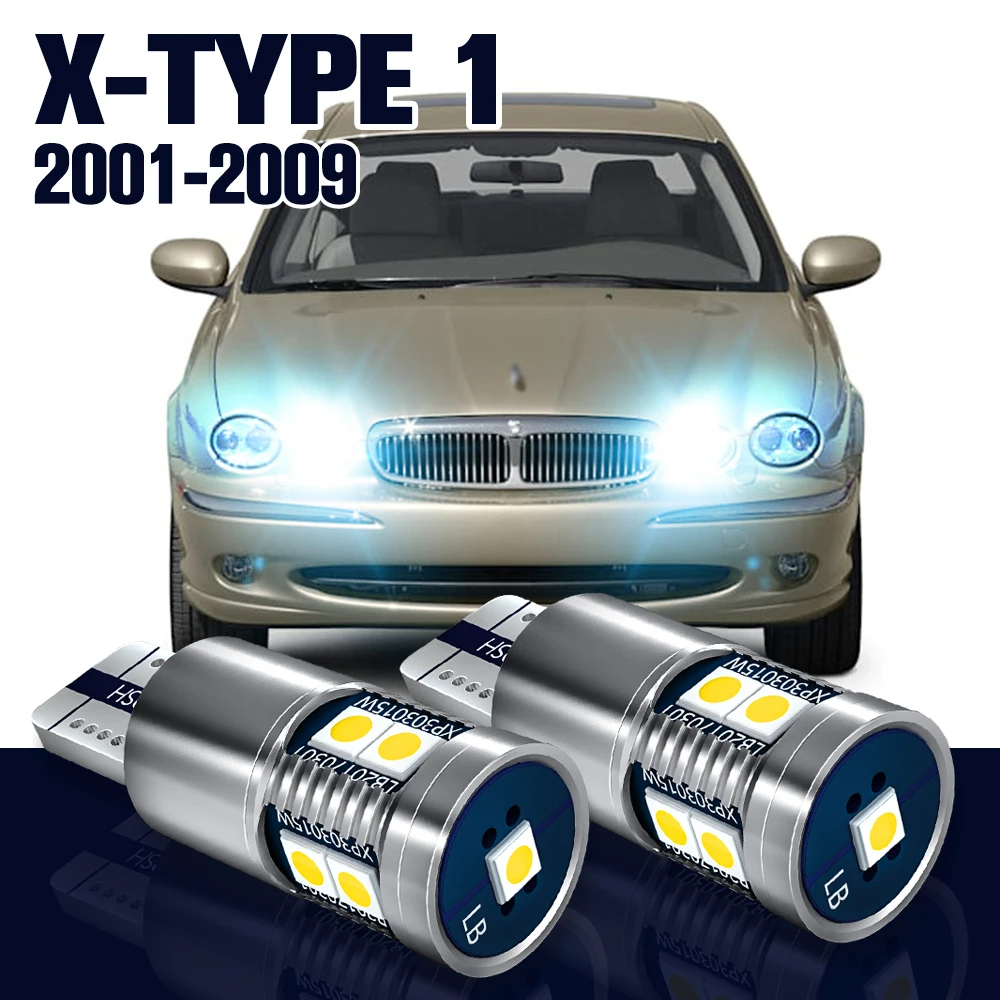 Габаритная лампа, 2 шт., светодиодный парковочный фонарь для Jaguar X-TYPE X TYPE 1, Аксессуары 2001 2002 2003 2004 2005 2006 2007 2008 2009 Изображение 0