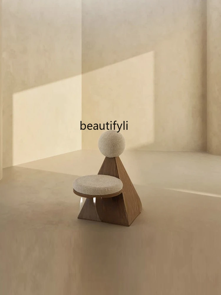 Дизайнерский одноместный диван-кресло Home Nordic Simple Wooden Lounge Chair B & B Кресло Изображение 4
