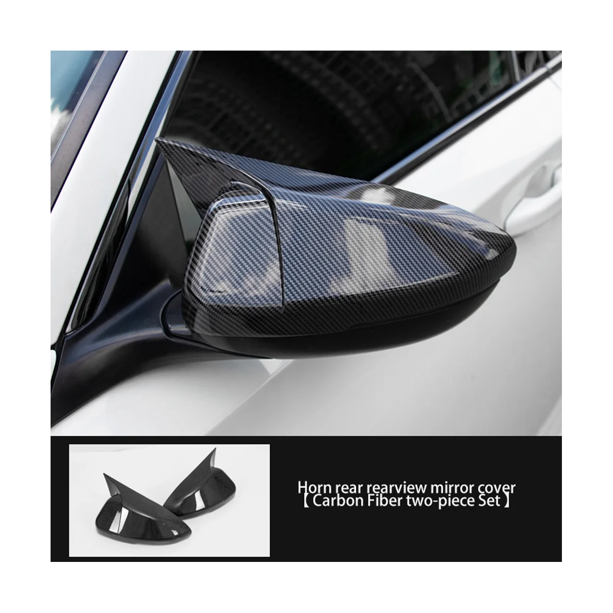 Для Accord INSPIRE 260 10-го поколения и гибридных версий, крышка зеркала заднего вида из углеродного волокна Изображение 4