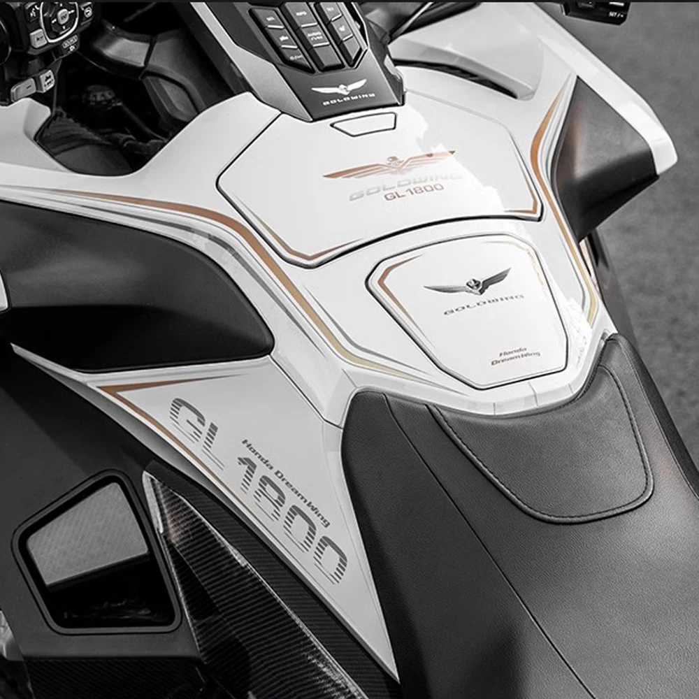 Для Honda GL1800 Аксессуары Goldwing GL 1800 Gold Wing 2018-2022 Мотоцикл Новые Наклейки На Топливный Бак Защита Противоскользящие Наклейки Изображение 2