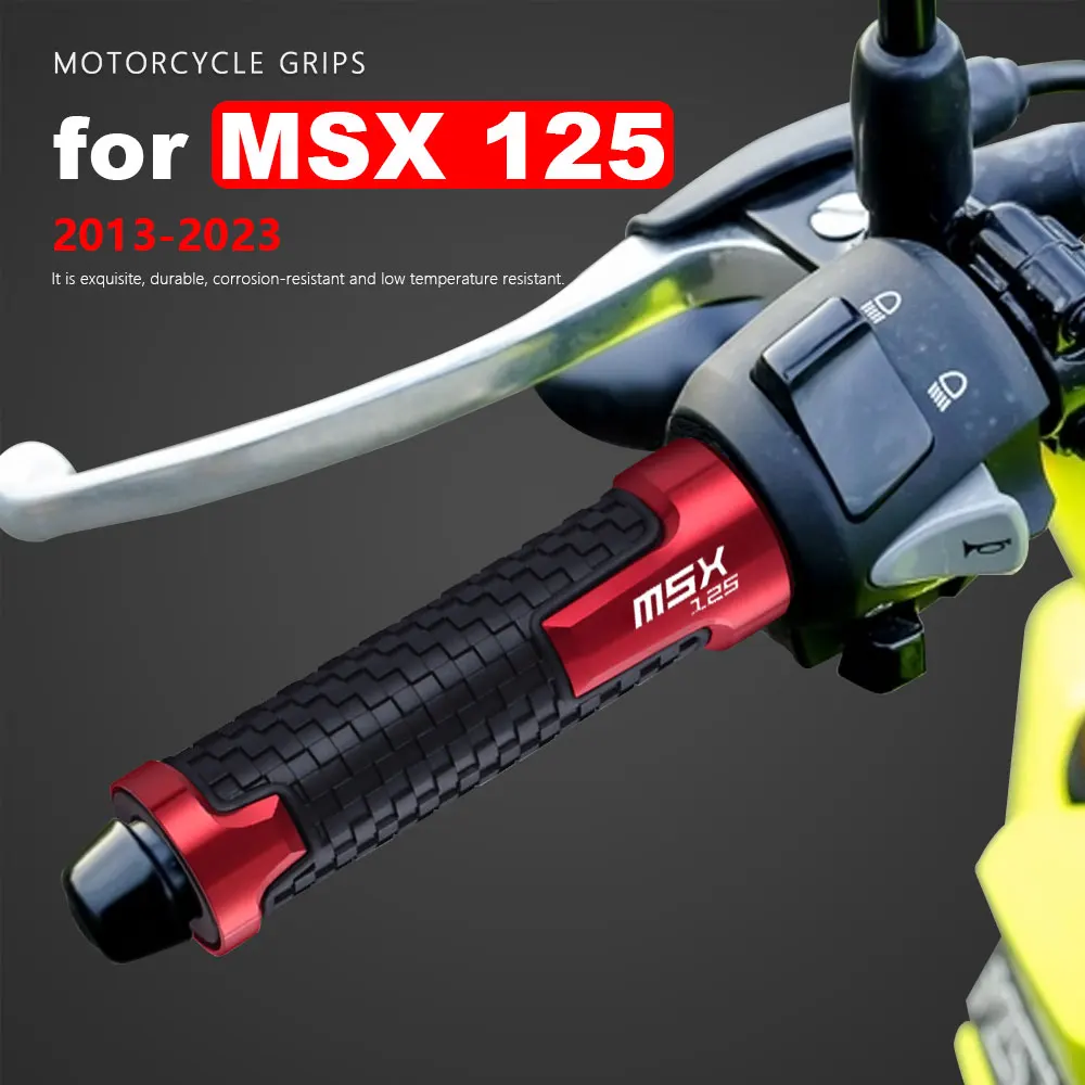 Для Honda MSX125 Grom Аксессуары MSX 125 2013-2020 2016 2018 2019 2021 2022 2023 Мотоциклетные Ручки Противоскользящие 22 мм Рукоятка с ЧПУ Изображение 0