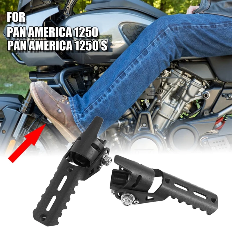 Для PAN AMERICA 1250 PA1250 2020 2021 Мотоциклетные шоссейные Передние подножки Складные подставки для ног Зажимы 22-25 мм Изображение 0