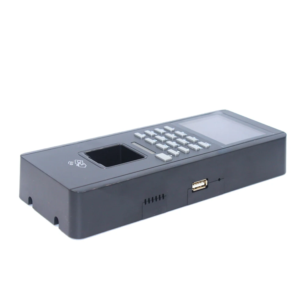 Доступ по отпечаткам пальцев Контроллер доступа TCP/IP распознавание ID-карты время посещения отпечатков пальцев черный Изображение 2