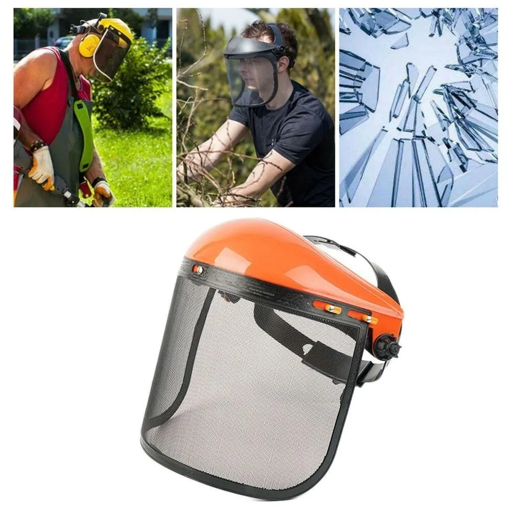 Защита от брызг, Электрическая Резка, Защита для садоводства, Сетка для лица, Защитная маска, Шлем для бензопилы, Защитный шлем Изображение 0