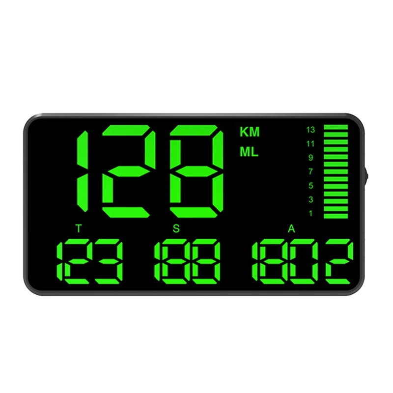 Измеритель Высоты Головного Дисплея C90 Черный HUD Пластиковый HUD GPS Измеритель Скорости Автомобильные Аксессуары Изображение 0