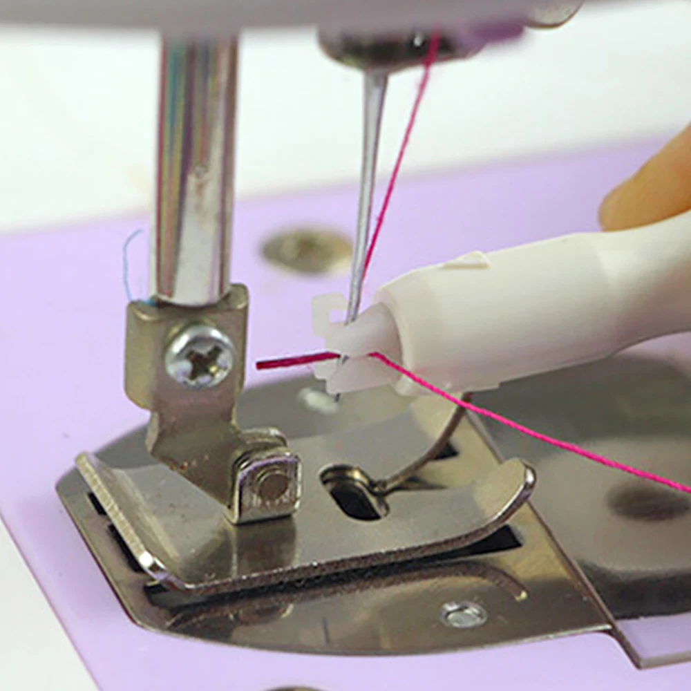 Инструменты для вдевания нитки в иглу для вышивания, автоматическая быстрая смена швейной машины, принадлежности для рукоделия, надежно удерживают иглы в изделиях Изображение 3