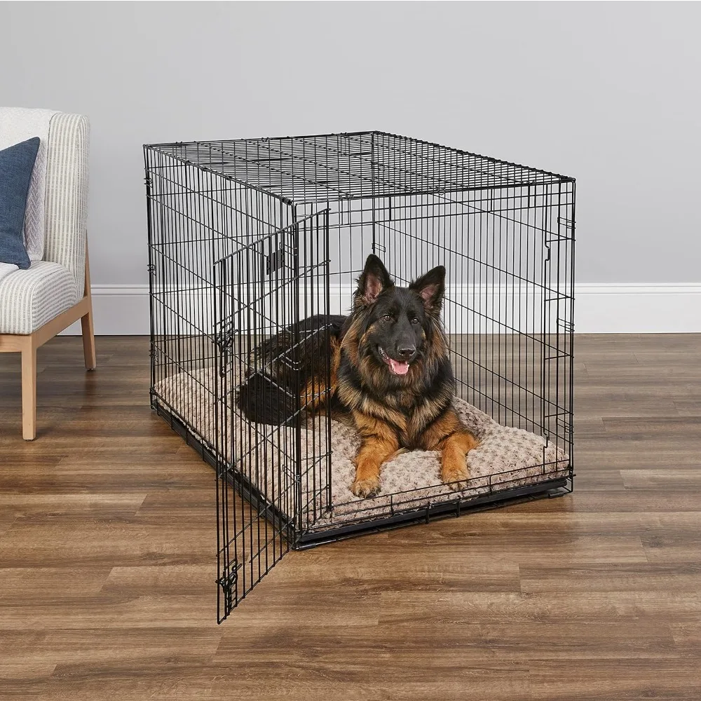 Кровать для домашних животных для собаки Клетка для домашних животных Включает в себя Герметичную разделительную панель для Поддонов и новые функции Клетки для собак, защищающие пол От Ножек Изображение 1