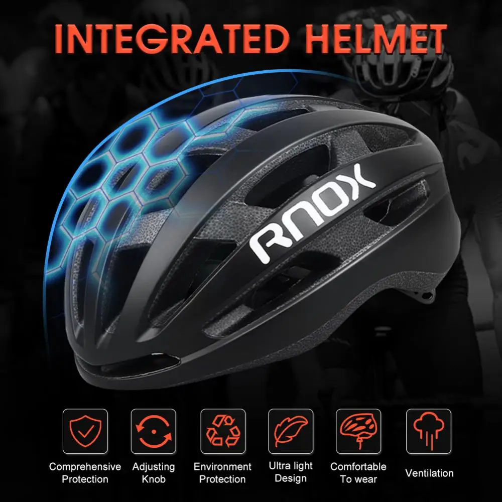 Легкий велосипедный шлем, дорожный цельный профессиональный велосипедный шлем для верховой езды, мужской Женский защитный шлем для верховой езды, взрослый шлем для верховой езды Изображение 2