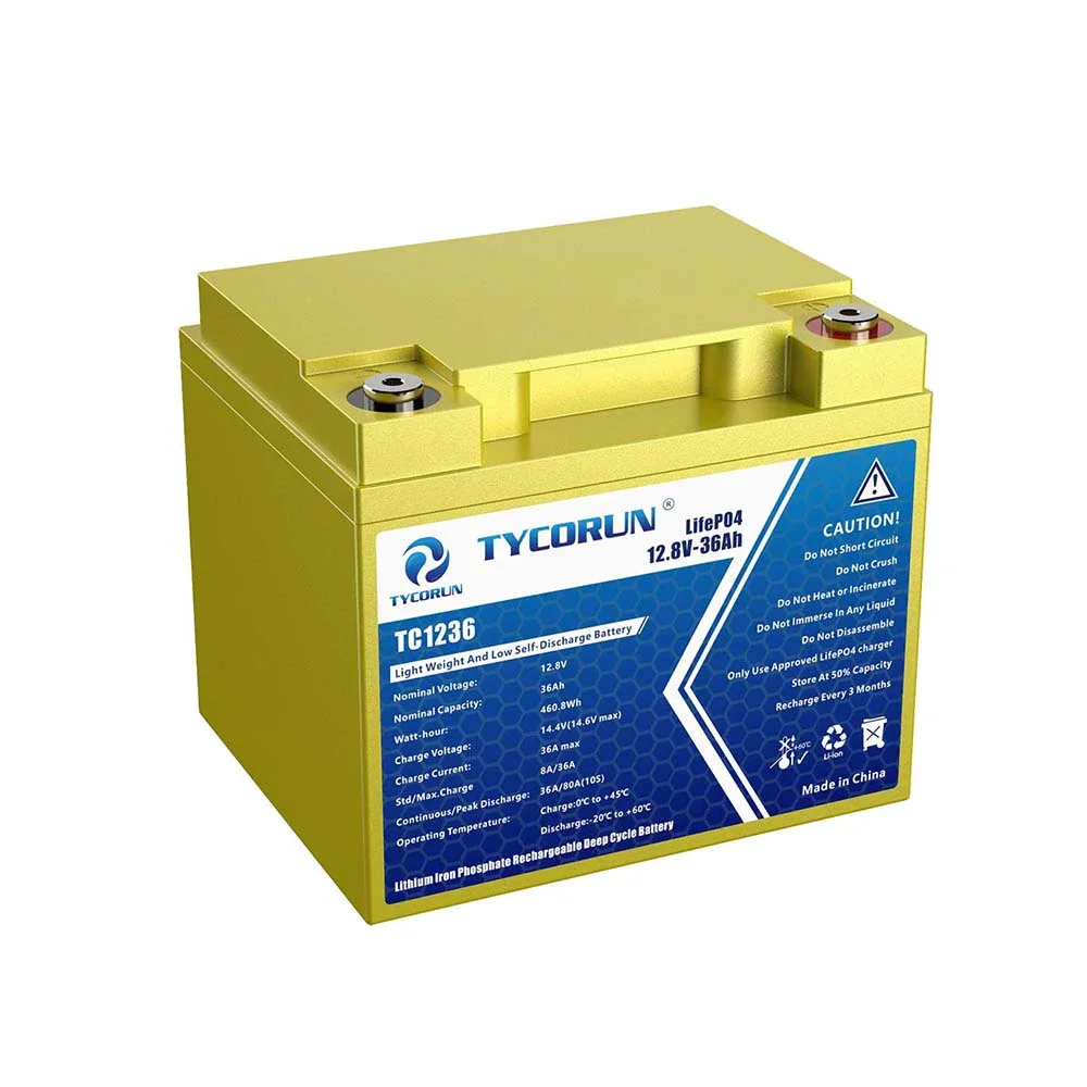 Литиевая батарея Tycorun 12V 36ah цена по прейскуранту завода изготовителя Оптовая Продажа Необслуживаемая Низкотемпературная Пусковая батарея Изображение 0