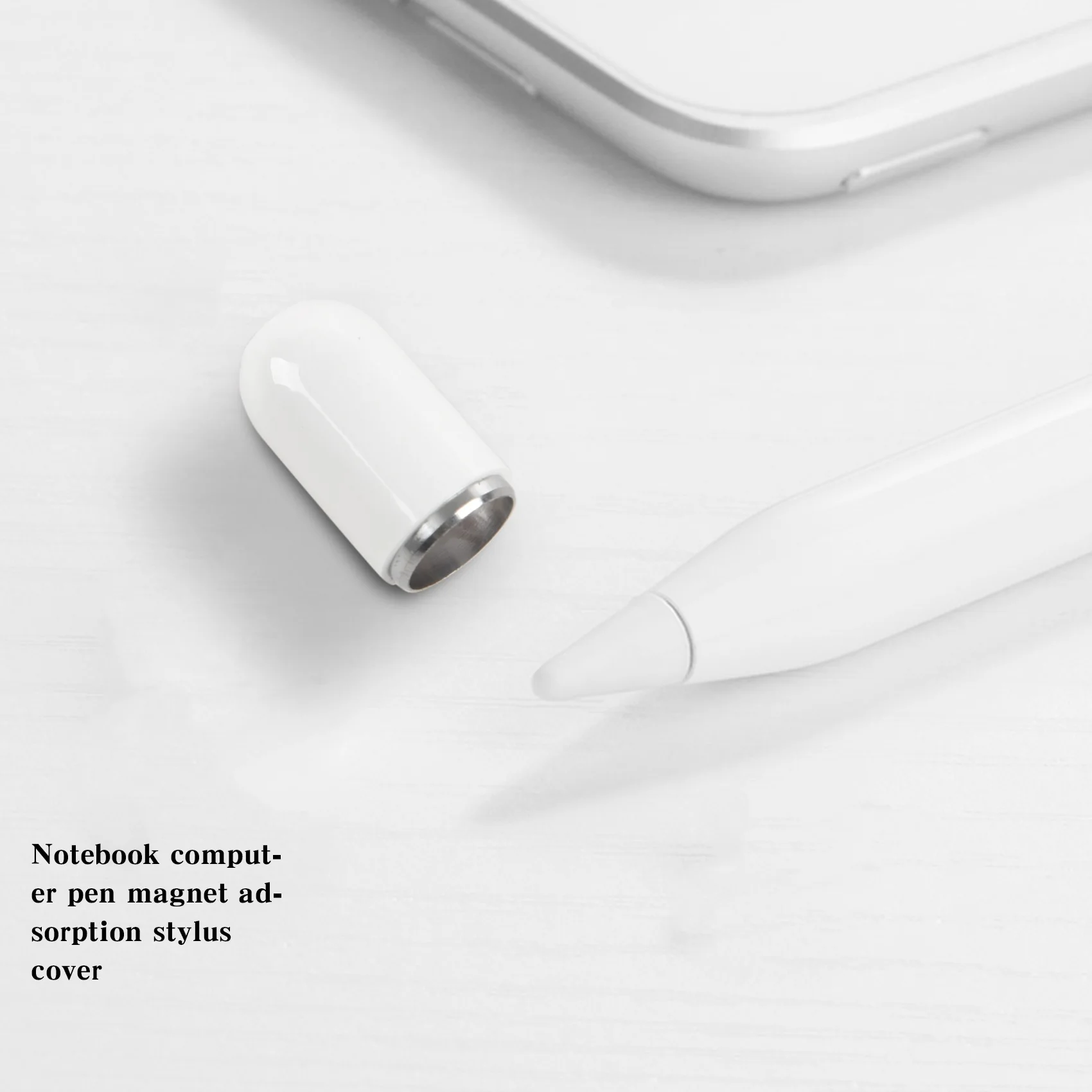 Магнитный колпачок для Apple Pencil, сменный магнитный защитный колпачок для iPad Pro Pencil - белый 1шт Изображение 3