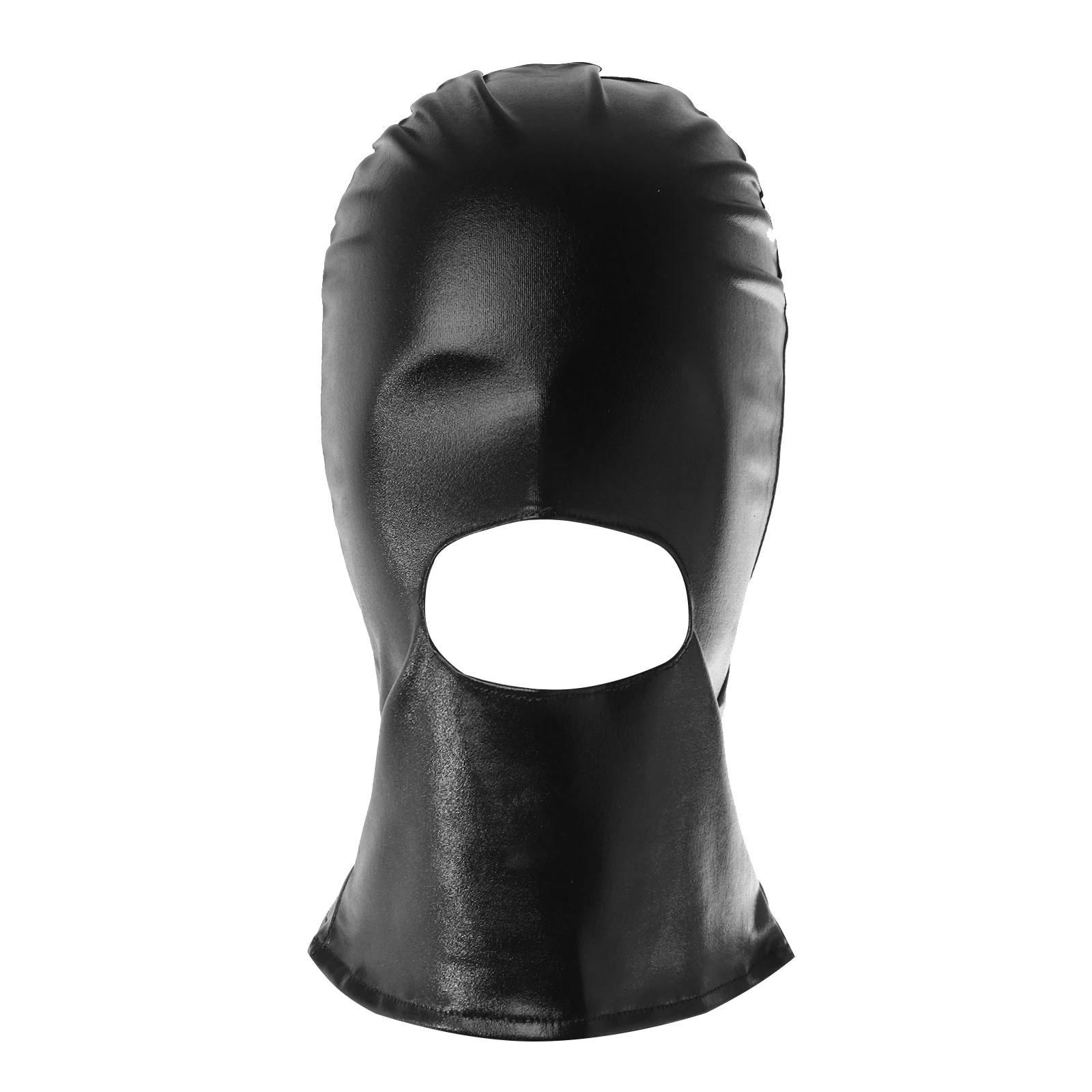 Металлическая блестящая маска для лица на Хэллоуин для взрослых, Балаклава с капюшоном, аксессуар для костюма для косплея, рейв-вечеринки, ночного клуба 2023 Изображение 1