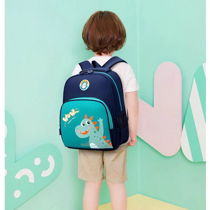 Милые школьные сумки для девочек и мальчиков, детский рюкзак для начальной школы, детский мультяшный кролик, динозавр, сумка для книг, водонепроницаемый школьный рюкзак Mochila Изображение 4